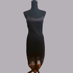 Elegant Vintage Y2k Black Evening Dress